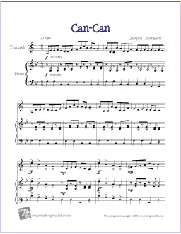 Free Printable Sheet Music For Trumpet Songs